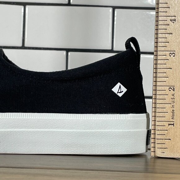 Sperry x Netflix Crest Vibe Womens 9.5 Shoes Black Outer Banks Slip On Sneaker - Picture 9 of 12